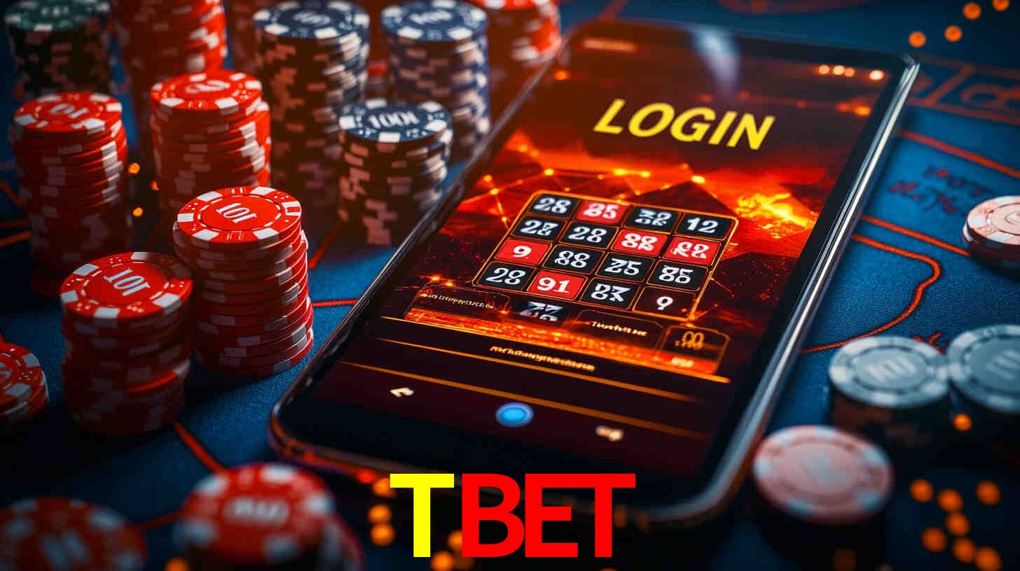 Interfaz de la app móvil TBET en un smartphone moderno